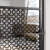 Porte en verre Fretwork Noir 83 x 3,5 x 201,5 cm Aluminium 519964519964