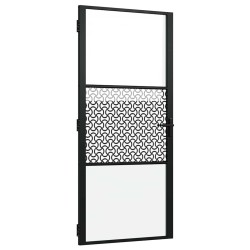 Porte en verre Fretwork Noir 93 x 3,5 x 201,5 cm Aluminium 519966519966