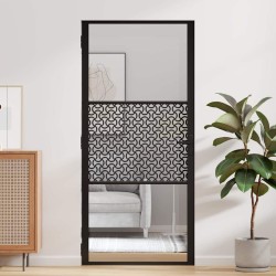 Porte en verre Fretwork Noir 93 x 3,5 x 201,5 cm Aluminium 519966519966