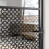 Porte en verre Fretwork Noir 93 x 3,5 x 201,5 cm Aluminium 519966519966