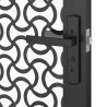 Porte en verre Fretwork Noir 93 x 3,5 x 201,5 cm Aluminium 519966519966