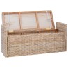 Banc de rangement avec coussin Naturel 110 x 40 x 50 cm Rotin 519967519967