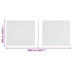 Filet Anti-insectes Blanc 3 x 10 m Polyéthylène 519971519971