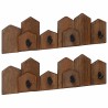 Cintre Marron 48 x 8 x 15 cm Bois de Mahogany Massif 519976519976