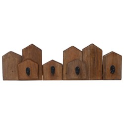 Cintre Marron 48 x 8 x 15 cm Bois de Mahogany Massif 519976519976