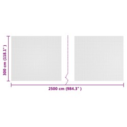 Filet Anti-insectes Blanc 3 x 25 m Polyéthylène 519980519980