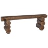 banc Naturel 110 x 30 x 34 cm Bois de teck massif 519982519982