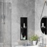 Niche de Douche Noir 60 x 20 x 9,5 cm Acier inoxydable 519983519983