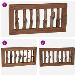 Crochet pour Manteau Naturel 50 x 10 x 25 cm 519984519984