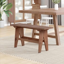 banc Naturel 100 x 30 x 51 cm Bois massif de récupération 519986519986