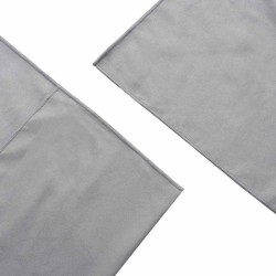Serviettes de chaise d'extérieur 2 pcs Gris foncé 130 x 60 cm 519988519988