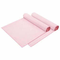 Serviettes de Transat 2 pcs Rose 210 x 75 cm 519989519989