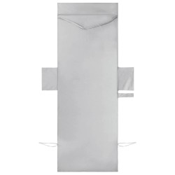 Serviettes de Transat 2 pcs Gris 210 x 75 cm 519992519992