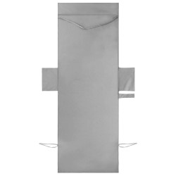 Serviettes de Transat 2 pcs Gris foncé 210 x 75 cm 519993519993