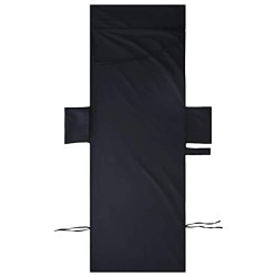 Serviettes de Transat 2 pcs Noir 210 x 75 cm 519994519994