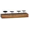 Bougeoir Naturel 50 x 15 x 10 cm Teck massif 519995519995