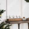 Bougeoir Naturel 50 x 15 x 10 cm Teck massif 519995519995