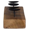Bougeoir Naturel 50 x 15 x 10 cm Teck massif 519995519995