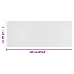 Filet Anti-insectes Blanc 2 x 5 m Polyéthylène 519999519999