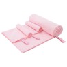 Set de serviettes de sport 3 pcs Rose Polyester et Polyamide 520000520000