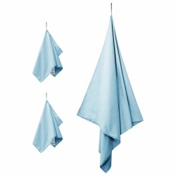 Set de serviettes de sport 3 pcs Bleu Polyester et Polyamide 520001520001