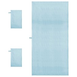 Set de serviettes de sport 3 pcs Bleu Polyester et Polyamide 520001520001