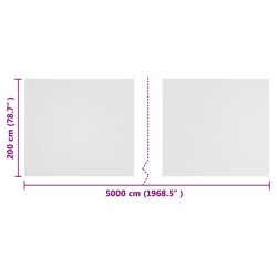 Filet Anti-insectes Blanc 2 x 50 m Polyéthylène 520002520002