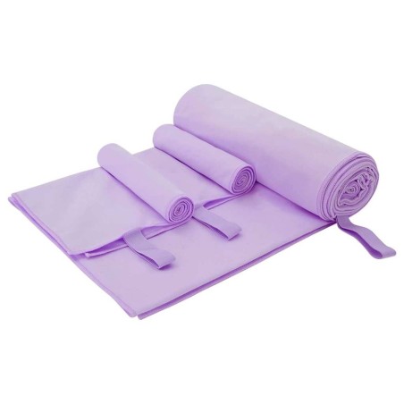 Set de serviettes de sport 3 pcs Violet Polyester et Polyamide 520003520003