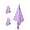 Set de serviettes de sport 3 pcs Violet Polyester et Polyamide 520003520003