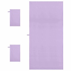 Set de serviettes de sport 3 pcs Violet Polyester et Polyamide 520003520003