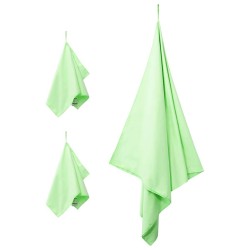 Set de serviettes de sport 3 pcs Vert Polyester et Polyamide 520004520004