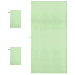 Set de serviettes de sport 3 pcs Vert Polyester et Polyamide 520004520004