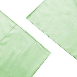 Serviettes de chaise d'extérieur 2 pcs Vert 130 x 60 cm 520007520007