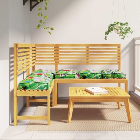 Coussin Floral 6 pcs Multicolore 40 x 40 x 8 cm Tissu Oxford 520018520018