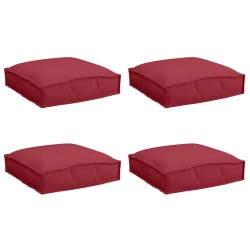 Coussin 4 pcs Bordeaux 40 x 40 x 8 cm Tissu Oxford 520028520028
