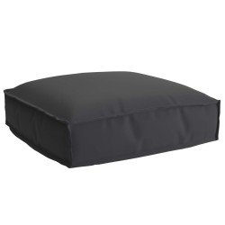 Coussin Noir 50 x 50 x 12 cm Tissu Oxford 520040520040