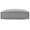 Coussin Gris 50 x 50 x 12 cm Tissu Oxford 520052520052