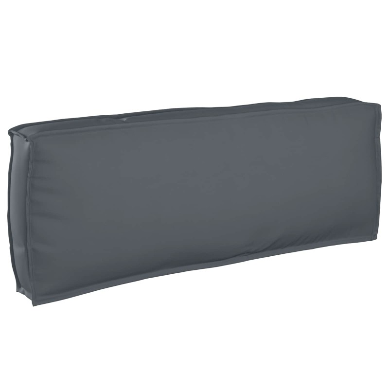 Coussin Anthracite 120 x 40 x 12 cm Tissu Oxford 520053520053