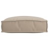 Coussin Taupe 50 x 50 x 12 cm Tissu Oxford 520054520054