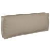 Coussin Taupe 120 x 40 x 12 cm Tissu Oxford 520080520080