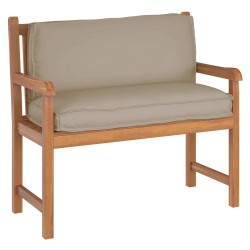 Coussin Taupe 120 x 40 x 12 cm Tissu Oxford 520080520080