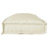 Coussin Crème 110 x 40 x 8 cm Tissu Oxford 520103520103