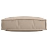 Coussin Taupe 60 x 60 x 12 cm Tissu Oxford 520110520110