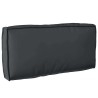 Coussin Noir 80 x 40 x 12 cm Tissu Oxford 520120520120