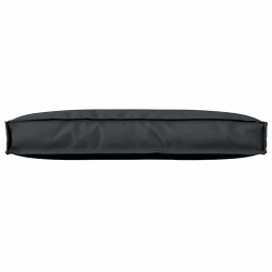 Coussin Noir 80 x 40 x 12 cm Tissu Oxford 520120520120