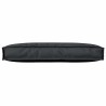 Coussin Noir 80 x 40 x 12 cm Tissu Oxford 520120520120