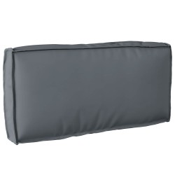 Coussin Anthracite 80 x 40 x 12 cm Tissu Oxford 520121520121