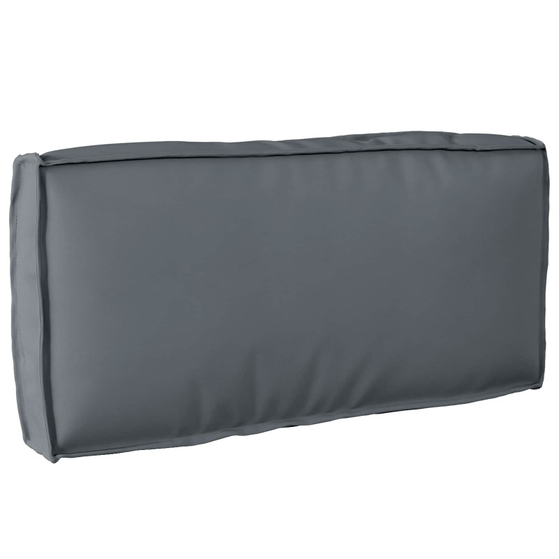 Coussin Anthracite 80 x 40 x 12 cm Tissu Oxford 520121520121