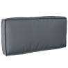 Coussin Anthracite 80 x 40 x 12 cm Tissu Oxford 520121520121