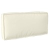 Coussin Crème 80 x 40 x 12 cm Tissu Oxford 520124520124